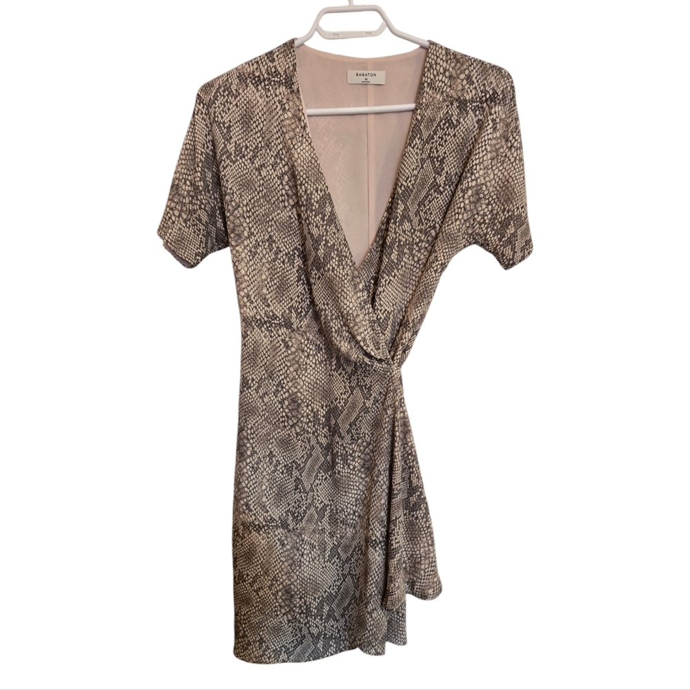 Aritzia Babaton Snake Print Dress Size XS